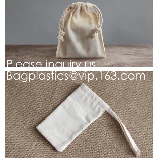 Cotton Reusable Grocery Bags, Produce Bags, Jewelry Pouch, Muslin Brewing bags, Linen Sachet bags, Spice bags, Christmas