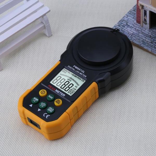 Digital LED Luxmeterlight Intensity Meter , Automatic Light Measuring Instrument