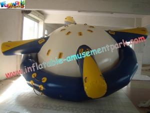 Cheap Customized Durable Inflatable Boat Toys Saturn Rocker With Stainless Steel Anchor Ring for sale