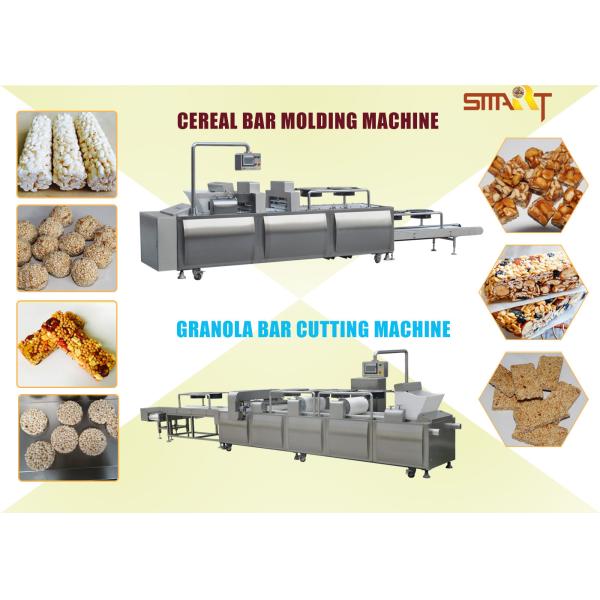 Crispy Peanut Candy Cereal Granola Chocolate Bar Making Machine