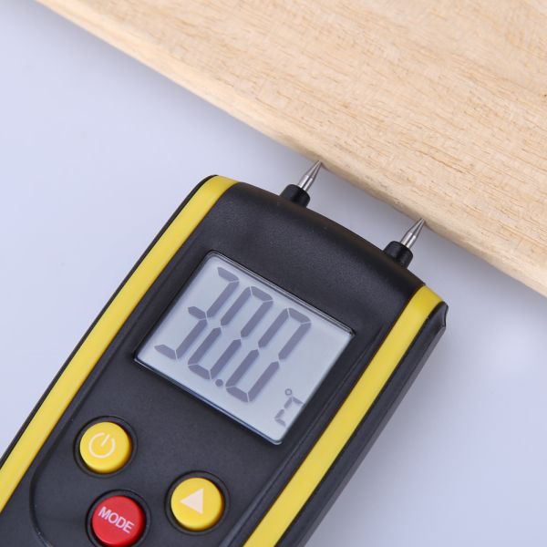 digital Portable wood moisture meter test detector Humidity hygrometer for timbers LCD screen backlight 6---42%