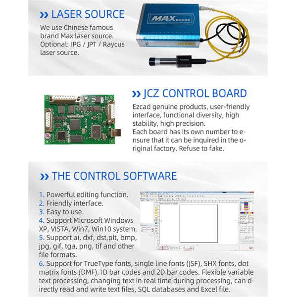 Usb Enclosed Laser Marking Machine Continuous Wave