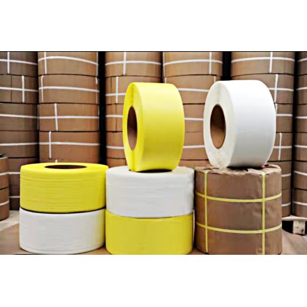 Green Embossed Pallet Strapping Belt Clip / Hot Melt Locking