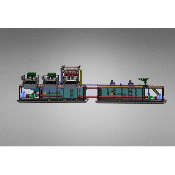 1000 GPM solids control system