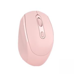 Cheap Pink Wireless Mouse Mold Rechargeable Silent Mouse Bluetooth Dual Mode Game Mouse Makaron Multi Color for sale