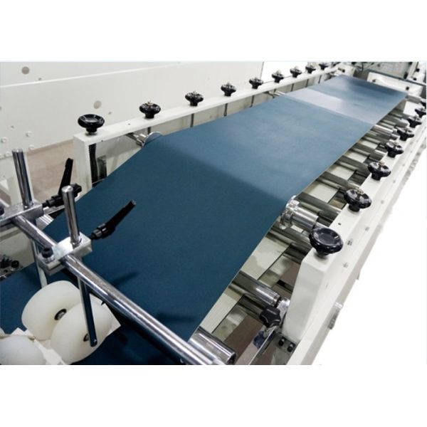 Compact Structure Carton Folding Gluing Machine For Lock Bottom Cardboard Production