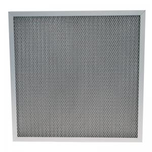 Cheap Washable Furnace Corrugated Aluminum 250℃ Pre Air Filter for sale
