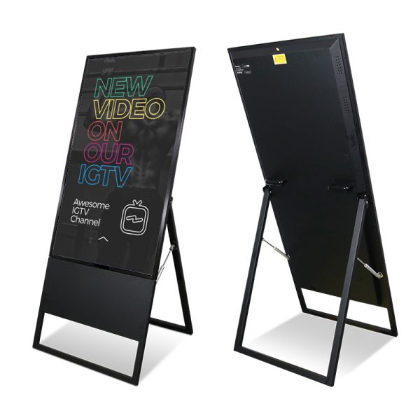 Shop window front/behind advertising lcd display 49 inch USB plug / android