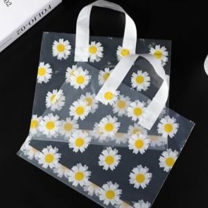 Cheap Waterproof Garment Plastic Packaging Bags With Little Daisy Pattern Printing for sale