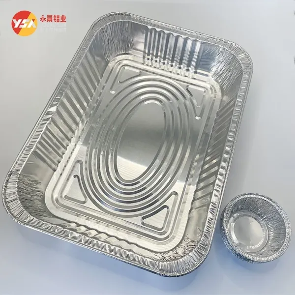 Length 30-600mm Aluminum Foil Lunch Box >0.05mm Thickness Perfect For Demands