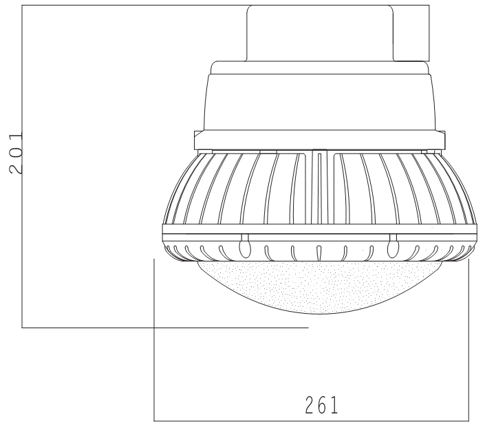 Lightweight 11.2KG Explosion Proof LED Light Fixture NEW-FBP-80W IP67