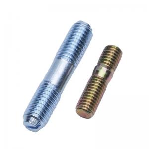 Cheap M6 to M24 carbon steel zinc plated all threaded bar double sided stud bolt for sale