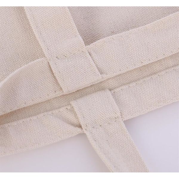 Custom silk screen printed Cotton material handle style blank natural cotton canvas bag without logo bagplastics bagease