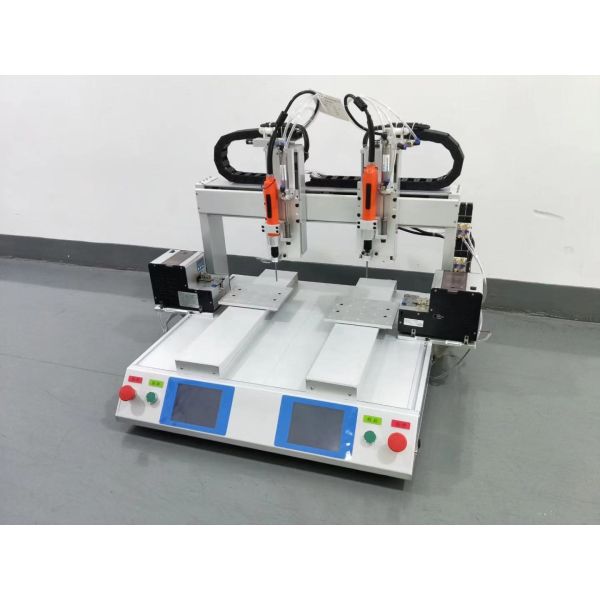 RS-L542 Double working table screwdriver robot with two screw feeders