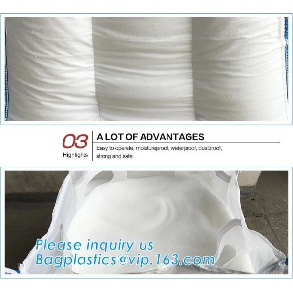 high capacity document pouch 1700kg extra strong circular woven polypropylene industrial big bags 1000kg, BAGEASE PACKAG