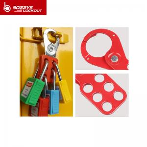 Cheap BOSHI Customized 38mm Lock Shackle Diameter 6 Holes Safety Lockout Hasps for sale