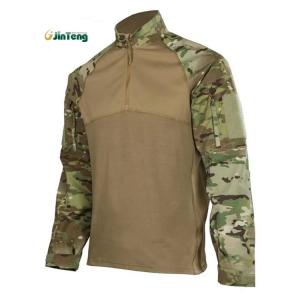 China Nylon Camouflage Frog Military Garments OEM Tactical Combat Shirts on sale