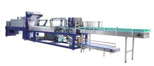 Cheap Automatic Beverage PE Shrink Film Wrapping Machine For Glass Bottle Water Line for sale