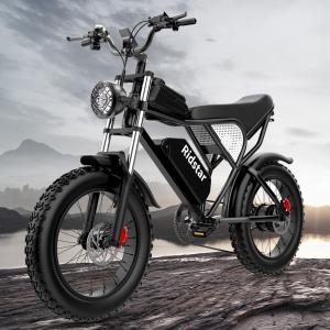 Cheap Ridstar 1000W 20in Electric Bike 20MPH 7 Speed  High Power Ebikes for sale