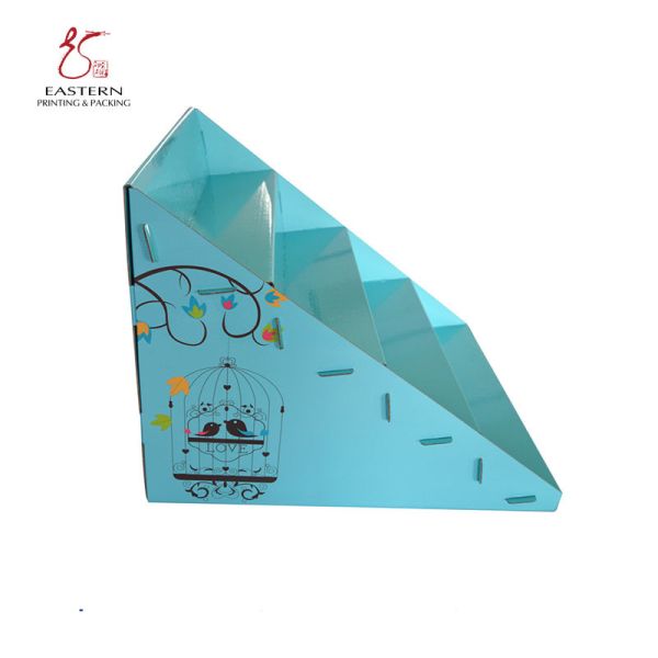 SGS Custom Cardboard Floor Displays With Glossy Lamination