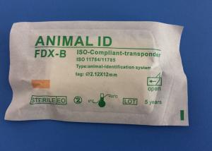 Cheap Animal ID Microchip Needle 134.2khz ISO Standard Microchip With Injector Injectable Transponders for sale