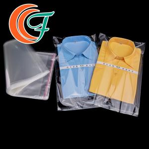 China Custom Logo T Shirt Clear Breathable OPP Bag Packing Self Adhesive Bag on sale