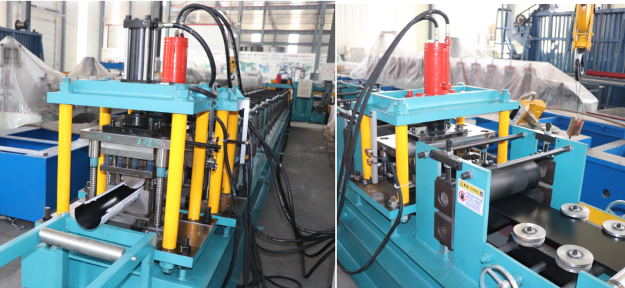 Half Round Down Spout Machine Rain Gutters Rolling Forming