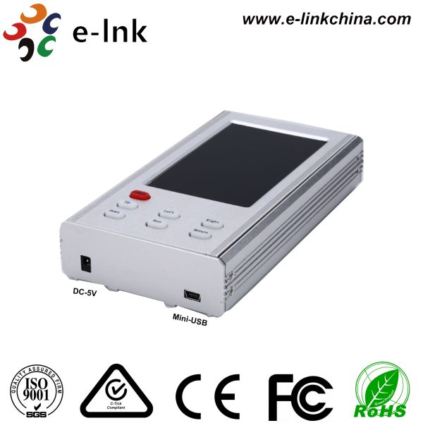 Handheld Optical Detectors For SFP & SFP+ Optical Transceivers , Fiber Optic Cable Detector