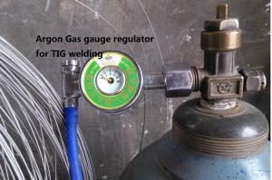 Cheap Argon Regulator for TIG welder with Inlet fit CGA 580 for sale