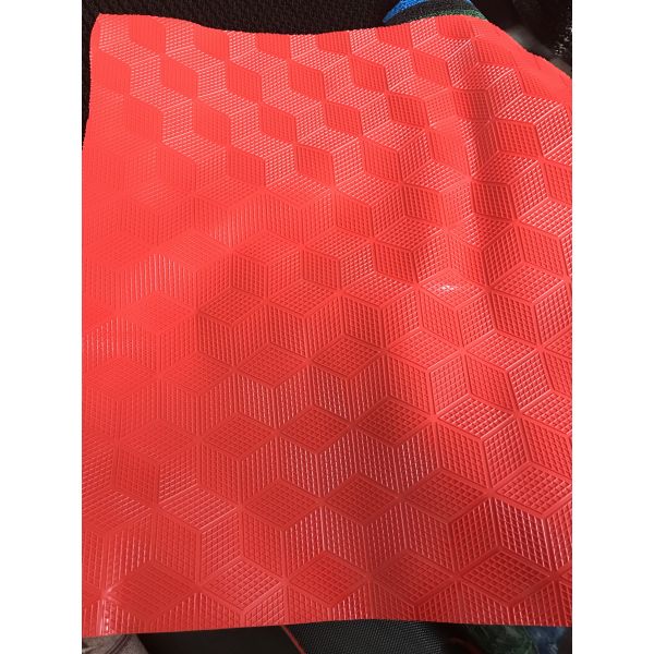 Non Slip PVC Foot Mat Making Machine Energy Saving 2 Workers Operating