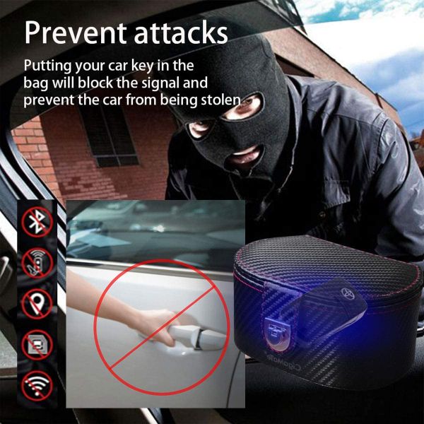 Faraday Signal Blocking Car Key Box RFID Blocking For Garage Door Fobs
