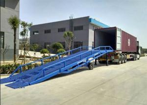 Cheap Strong Frame Manual Portable Loading Dock Ramp Convenient Operation for sale