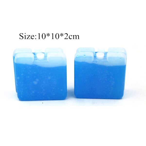 Food grade HDPE + SAP Mini Ice Packs Ice Block / Ice Gel Inside Liquild 10*10*2cm For Food Frozen