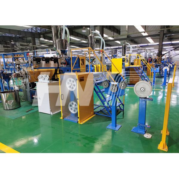 PVC Wire Making Machine Insulation Cable Extrusion Line Japan RKC Temperature Control