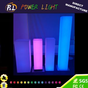 Buy cheap Garden Plastic Furniture LED Light up Pillar Lamp from wholesalers