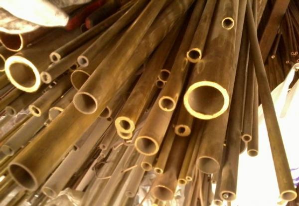 Quality C44300 / CuZn28Sn1As / CZ111 Yellow Copper Pipes , Seamless Brass Tube wholesale