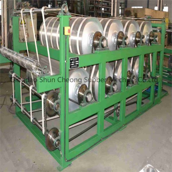 China Batch Off Unit / Rubber Sheet Cooling Machine With CE&ISO