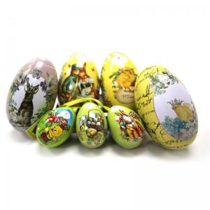 Cheap Wholesale Unique Easter Egg Tin Box for sale