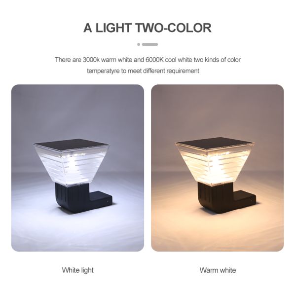 Outdoor Wall Mounted Solar Light , Solar body Induction Wall Lamp 3000k 6000k