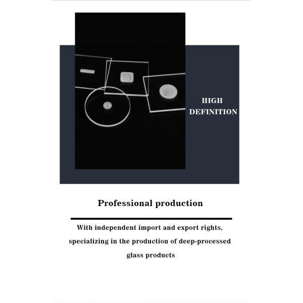 Customized Optical High Precision Glass Lens For Camera Lens Glasses