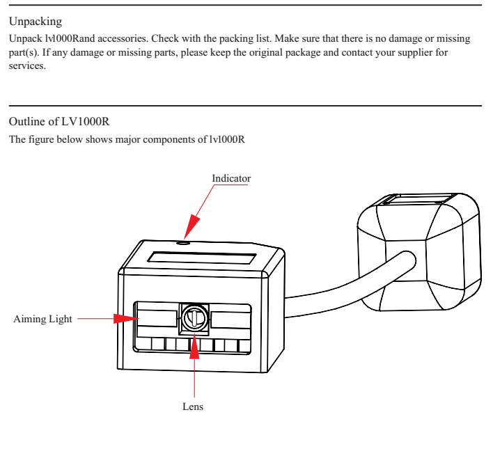 1D Fixed Mount Bar Code Scanner Module Fast Barcode Reader for vending machine