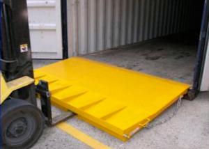 China Custom Folding Mini Mobile Yard Ramp For Container Loading Ramps on sale