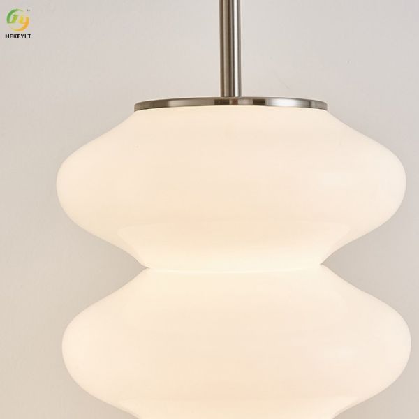 European Modern Living Room Lamp Bedroom Study Sofa White Iron + glass Table Lamp