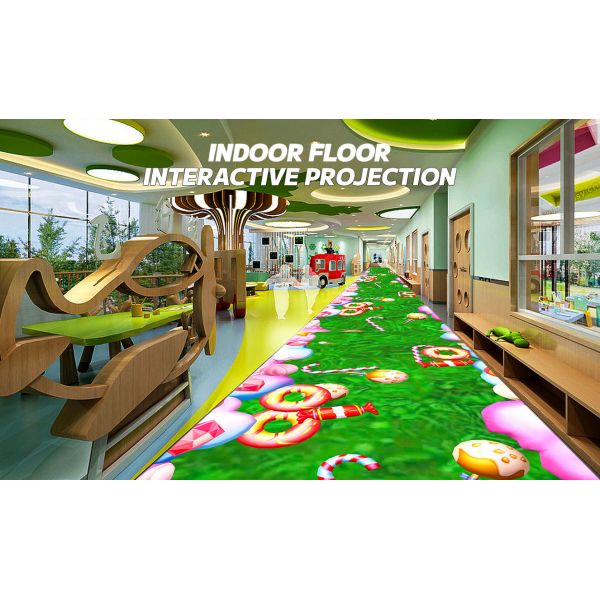 3D Immersive Games Projected On Floor Projection Game System
