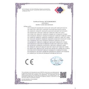 Wetech Electronic Technology Limited Certifications