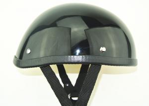 China POLO WINE MOTORCYCLE HALF HELMET SKULL CAP Black colour All size made in China on sale