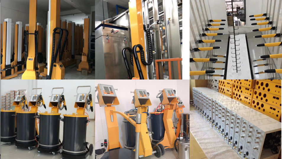 Supply Customized Metal Surface Powder Coating Function with Electrostatic Gun