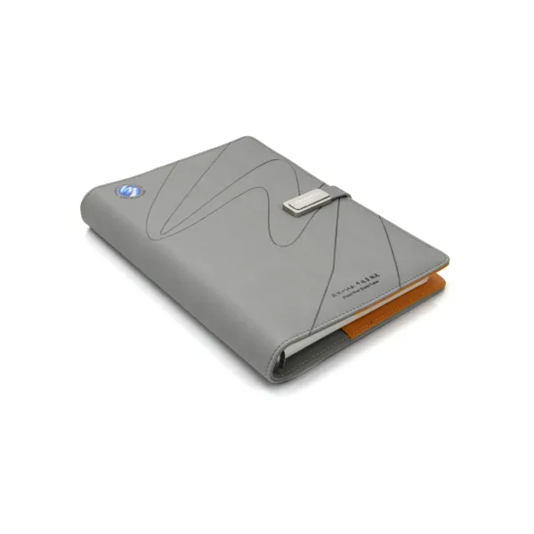 Custom A5 A6 PU Leather Notebook Rubber Band 160pp Simple