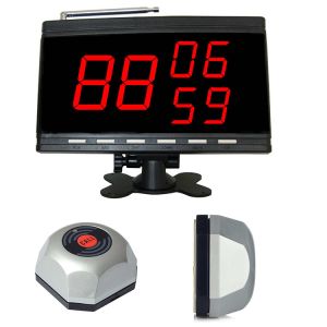 Cheap CE Passed 433.92mhz Wireless Calling System for Restaurant for sale