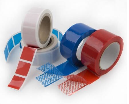 Matte silver tamper evident VOID security label sticker printing material,Sticker Roll Logo Label, Adhesive Matte Lamina